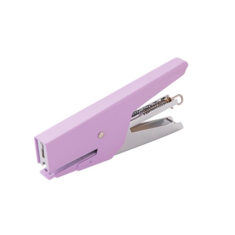 Desktop Stapler For Office and School with Metal Structure and Fashion Design Travel Friendly File Management Stapler