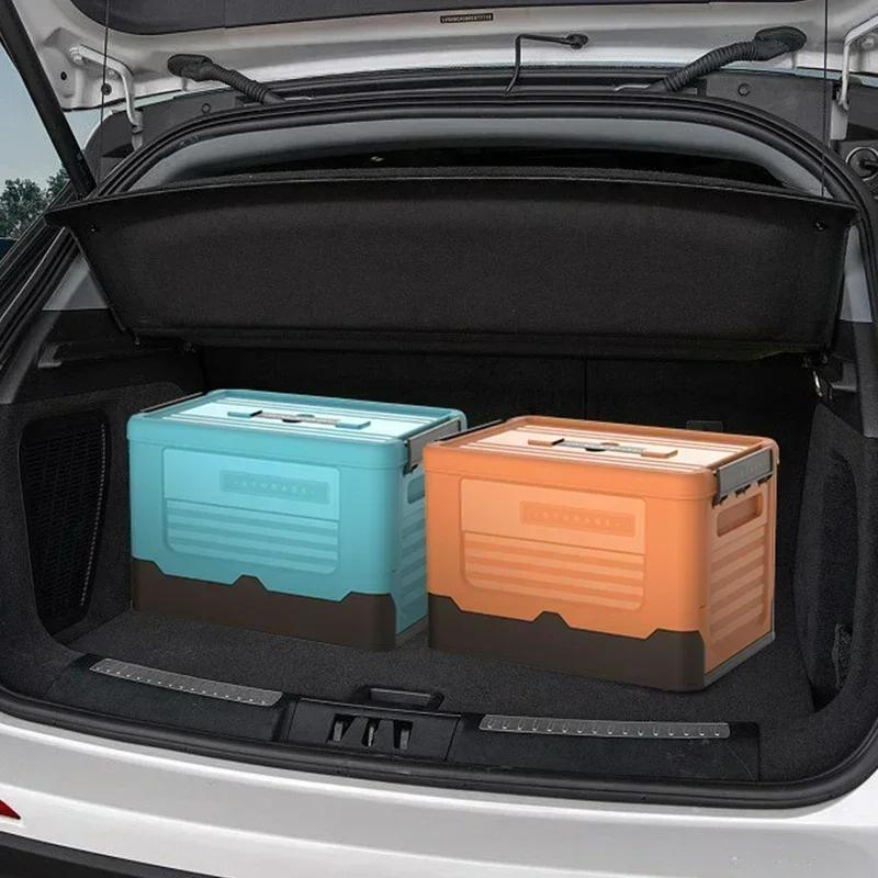 Camping Storage Box Folding Multifunction Space-Saving Storage box Book box Folding book Portable storage Car Backup box