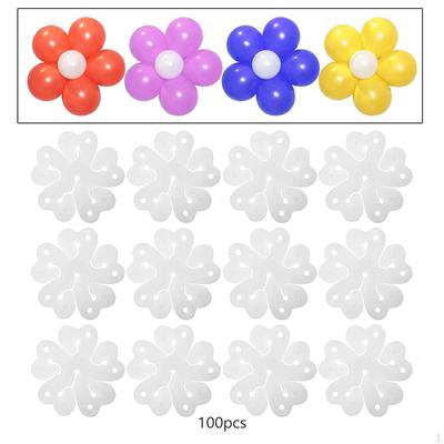 100x Balloon Clips Bulk Decorative Holder for Wedding Birthday Event
