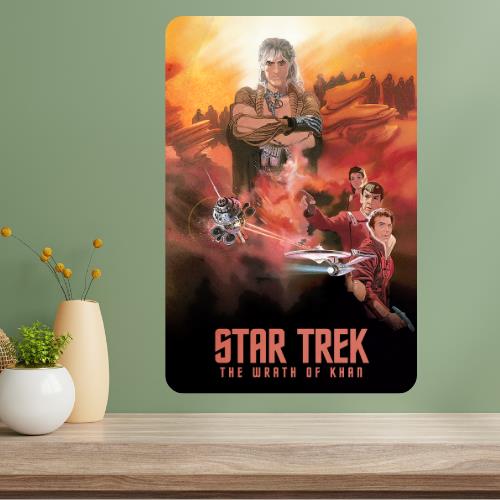 II The Wrath of Khan Classic Movie Metal Poster Sign 20x30cm（7.8x11.8inch）