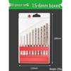 Hex Shank High Hardness Cobalt HSS Twist Drill Bit Set for Stainless Steel and Iron