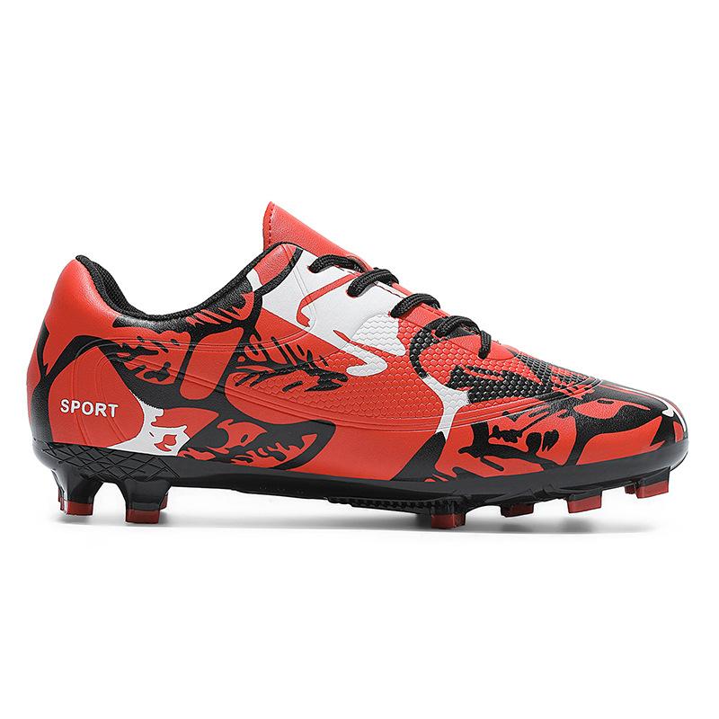 Kall Stick Spot Barnfotbollsskor Trasiga Naglar Pojkar och Flickor Spel Långa Naglar Ungdom Halkfria Sportskor