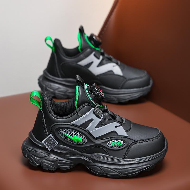 Children's Boys Running Shoes Lightweight Breathable Sports Sneakers for School Fashion Casual Walking Anti-Slip