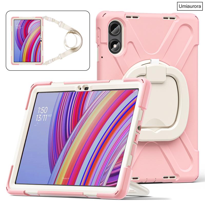 For Xiaomi Redmi Pad2 11" SE 8.7 Pro 12.1" POCO Pad 12.1 Inch Shockproof PC Rugged Tablet Case Pull Ring Stand Strap Cover Funda
