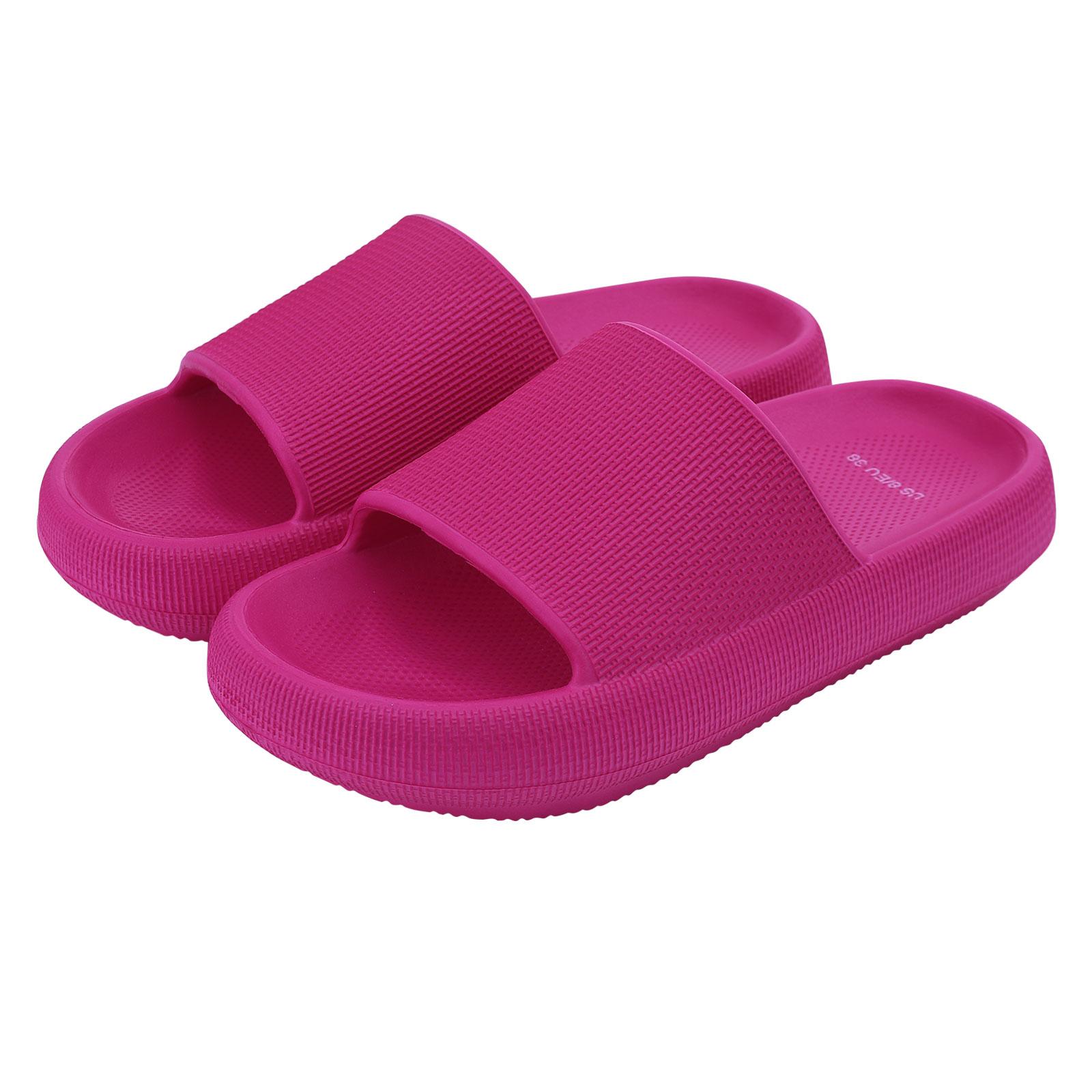 мода Comwarm модные толстые тапочки для женщин домашние мягкие сандалии на платформе — фото 7