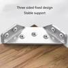 Universal Furniture Corner Connectors Furniture Corner Link Reliable Clamp Metal Supports for Wood with Nails & Tool