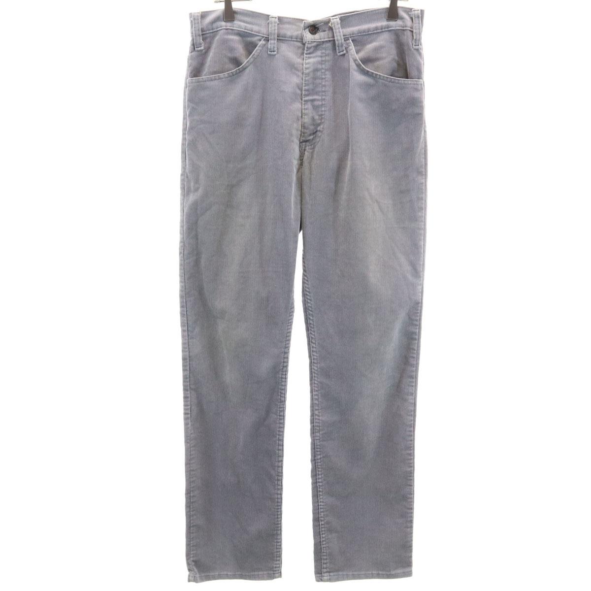 

Levi s 80 s 519-1556 Vintage Corduroy pants w33 Light gray 42TALON Men s Used