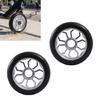 2lots Durability Skating Wheel Fashion Flashing Wheel Silents Flashing Wheel Kids' Scooters Replacement