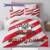 Name Custom Southampton fc Logo Pattern Bedding Set Quilt Cover Pillowcase Home Decor Gift (1 * duvet cover + 2 * pillowcase, without core)