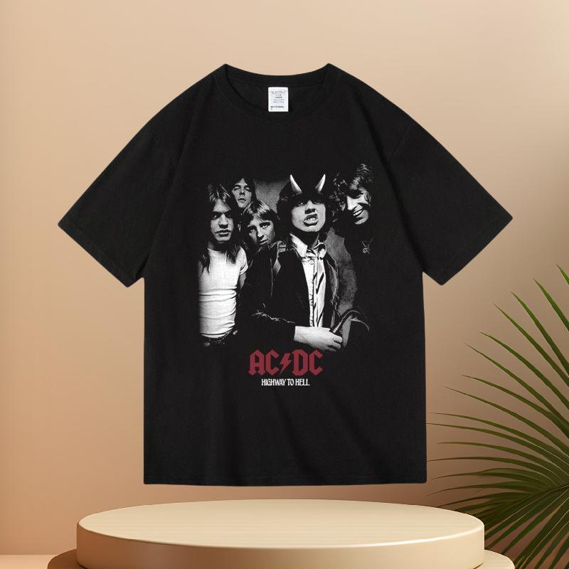 Summer New Cotton Short Sleeve Printed T-shirt for Men and Women Rock Pink Floyd Band Pink Floyd Printed T-shirt