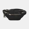 [Gebraucht] Schwarze Leder Bauchtasche Mittel - Sehr Gut #1N84LN0