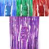 Eye-catching 1x2.5m Shimmering Laser Curtain For Birthday Party Dcor In Various Colors