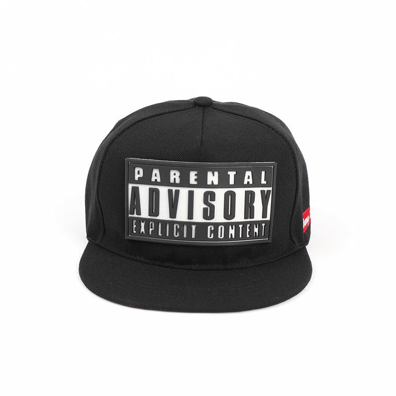 Trendy 3D Letter Print Flat Brim Baseball Cap - Unisex Hip Hop Skate Style