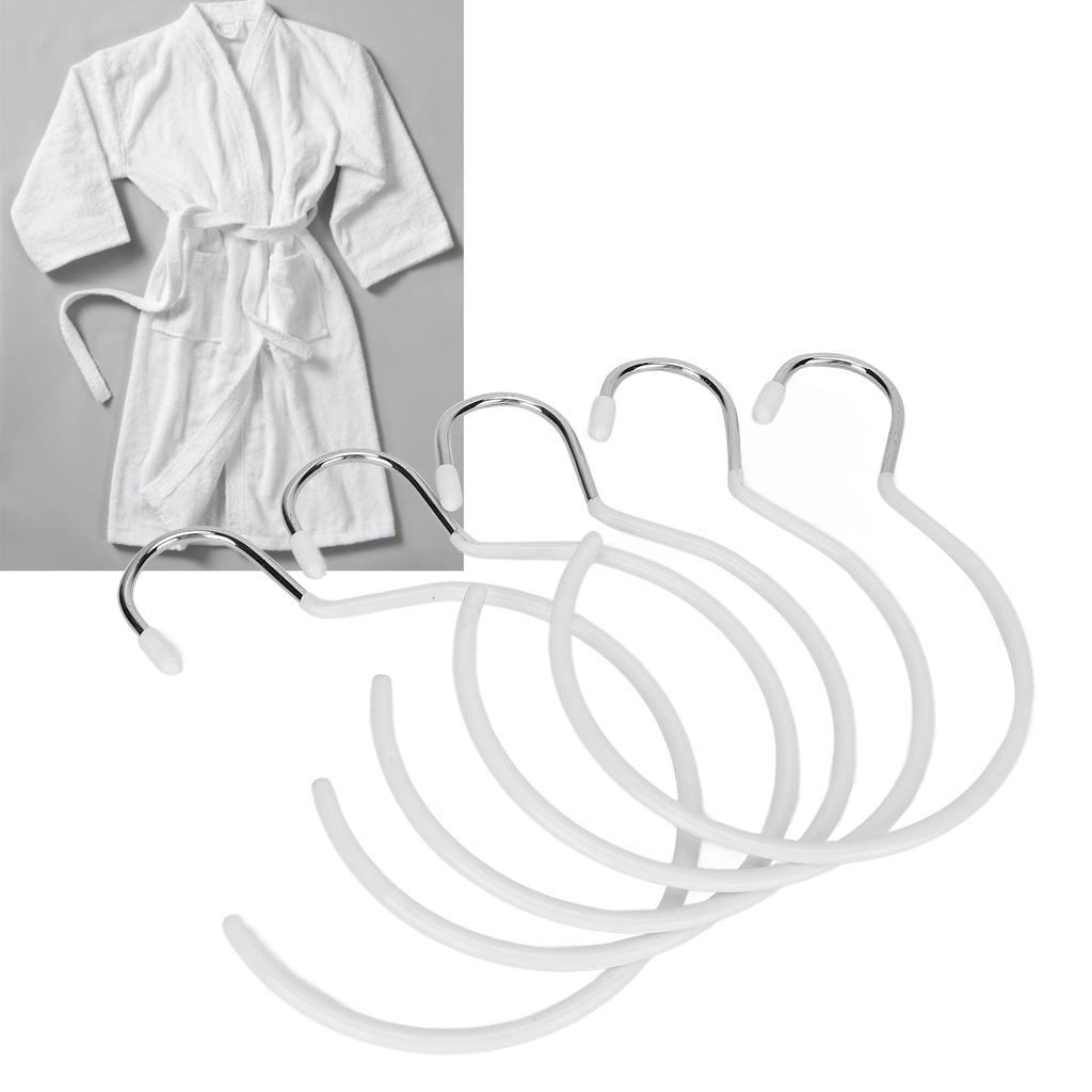 5pcs Hook Multipurpose Spa Beauty Salon Wardrobe Closet Hanging Hook for Bathrobe Scarf Belt