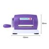 Macchina Manuale per Taglio e Goffratura Fai da Te Portatile per Artigianato con Biglietti Goffratura Viola Regolabile Fatto a Mano per Biglietti Scrapbooking
