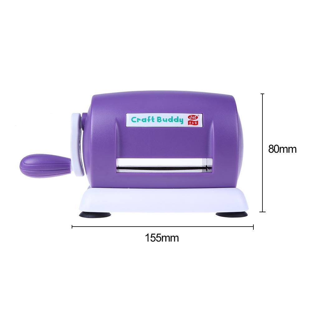 Macchina Manuale per Taglio e Goffratura Fai da Te Portatile per Artigianato con Biglietti Goffratura Viola Regolabile Fatto a Mano per Biglietti Scrapbooking