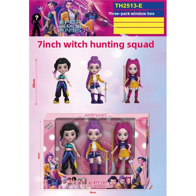 K-Pop New Demon Hunter Girl Group Men's Group Figure Model Blind Box Tide Play Doll Ornament