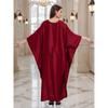 Gold Luxury Beach Dress Woven Holiday Robe Loose Plus Size Turkish Kaftan Dress