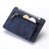Men Male Pu Leather Small Magic Wallets Zipper Coin Bank Card Case Holder