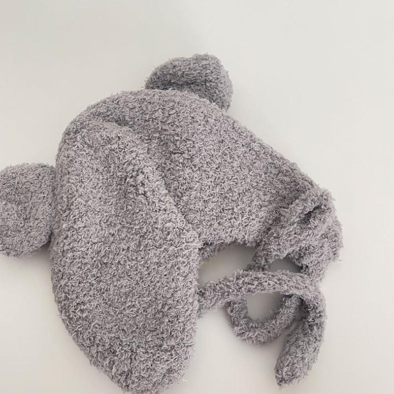 2023 NEU Mütze Babymütze Niedliche Bärenhaube Mode Winter Warme Mütze für Baby Kinder Neugeborenen Junge Mädchen 5-36 Monate