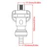 5Pieces Multifuntional Butterfly Valves Connectors Industrial Pipeline Connector Suitable for Various Fluids Systems
