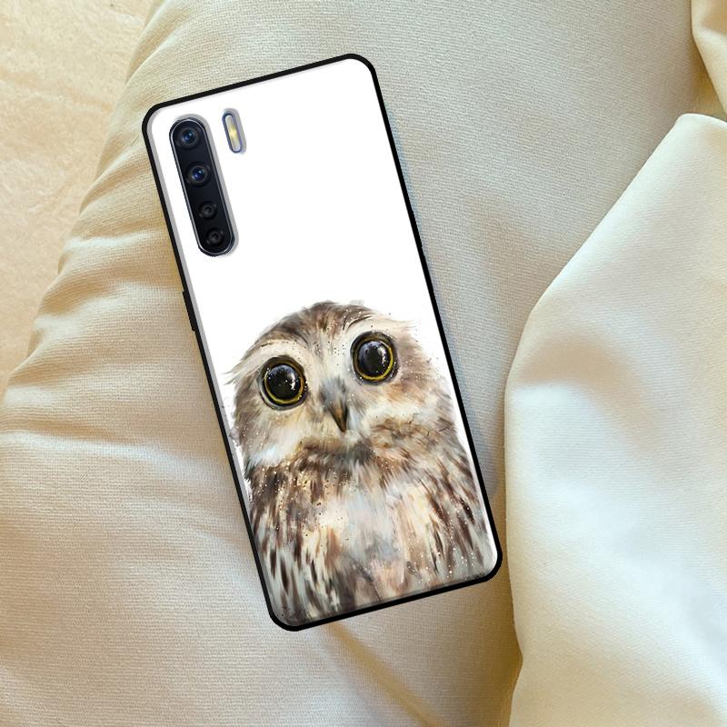 Eule Aquarell Tier Hülle Für Oppo A6 A5 Pro A15 A57 A17 A54 A74 A94 A76 A16 A96 A40 A60 A80 A18 A38 A58 A78 A98