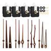 1 Set Clock Accessories Mute Repair Parts Decorative Quartz Clock Mechanism Movement Pointer Long Shaft DIY Kit for Home