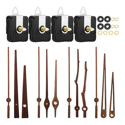 1 Zestaw zegarów Akcesoria Wyciszenie Części Naprawcze Dekoracyjny Mechanizm Zegara Kwarcowego Ruch Wskaźnik Długi Wał Zestaw DIY do Domu