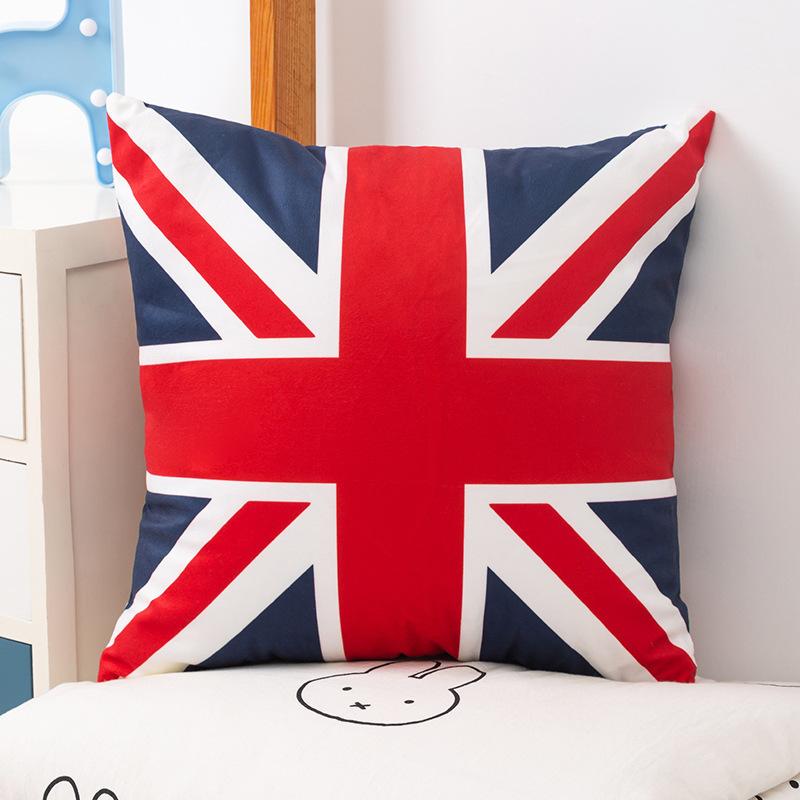 Cartoon Animation Patterns Throw Pillow Cover With Short Plush Print For Living Room Sofa Decoration Cushion Cover Pillow Covers