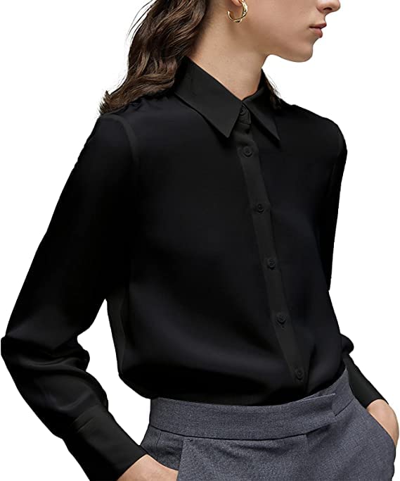 SPRING SEAON Shirt Loose Long Plus Casual Everyday Size L Women's Blouse, Soft, No-Iron, Fit, Sleeve, Sizes, Fashion, Commuting, Wear, Breathable,