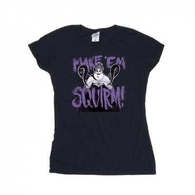 Womens/Ladies Villains Ursula Purple Cotton T-Shirt