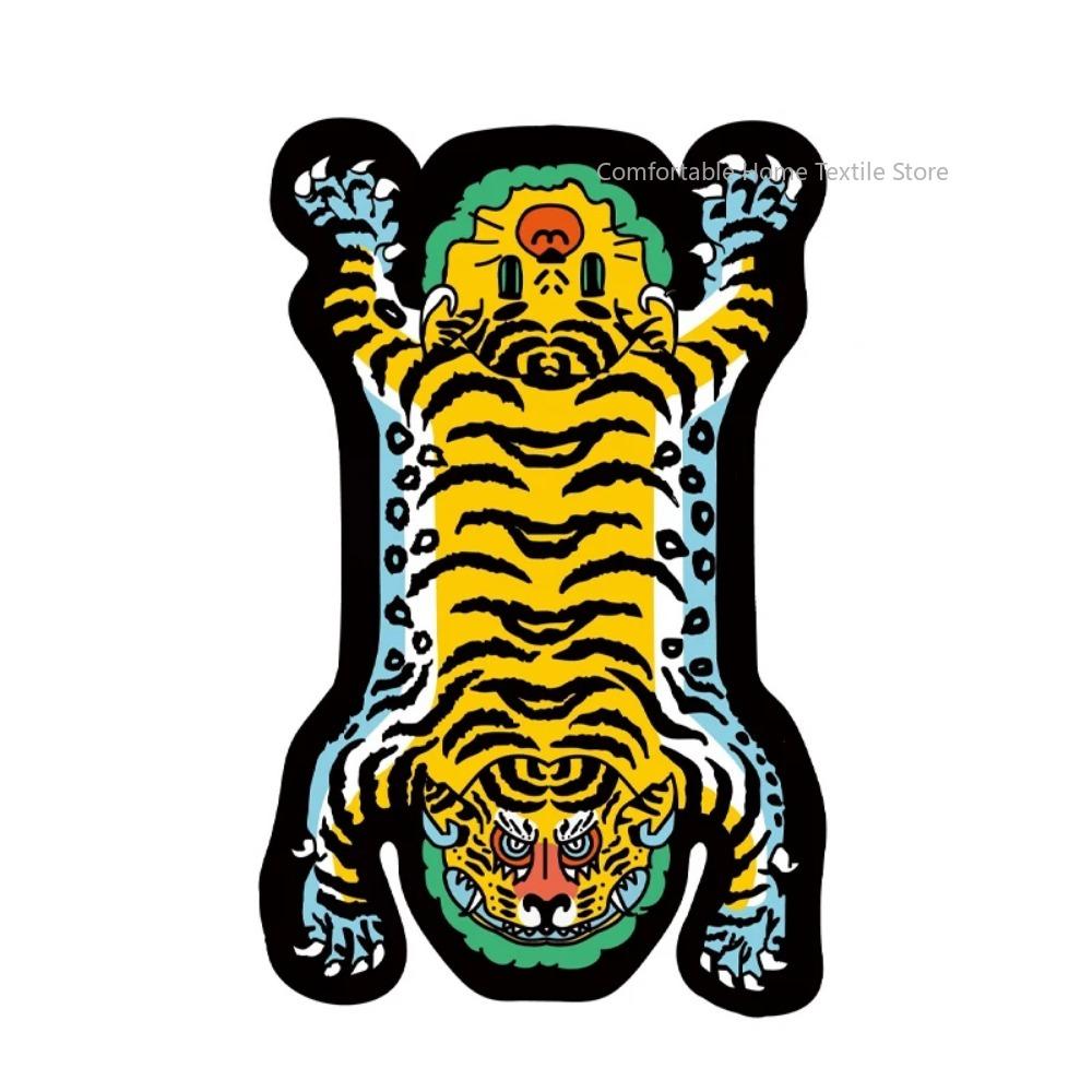 Carpet Living Room Cute Cartoon Tiger Decor Carpets Children Bedroom Bedside Large Area Rug Home Decoration Cloakroom Foot Mat