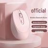 Three-Mode Silent Wireless Mouse for Women - Rechargeable, Compatible with ASUS, HP, Lenovo, and Dell.