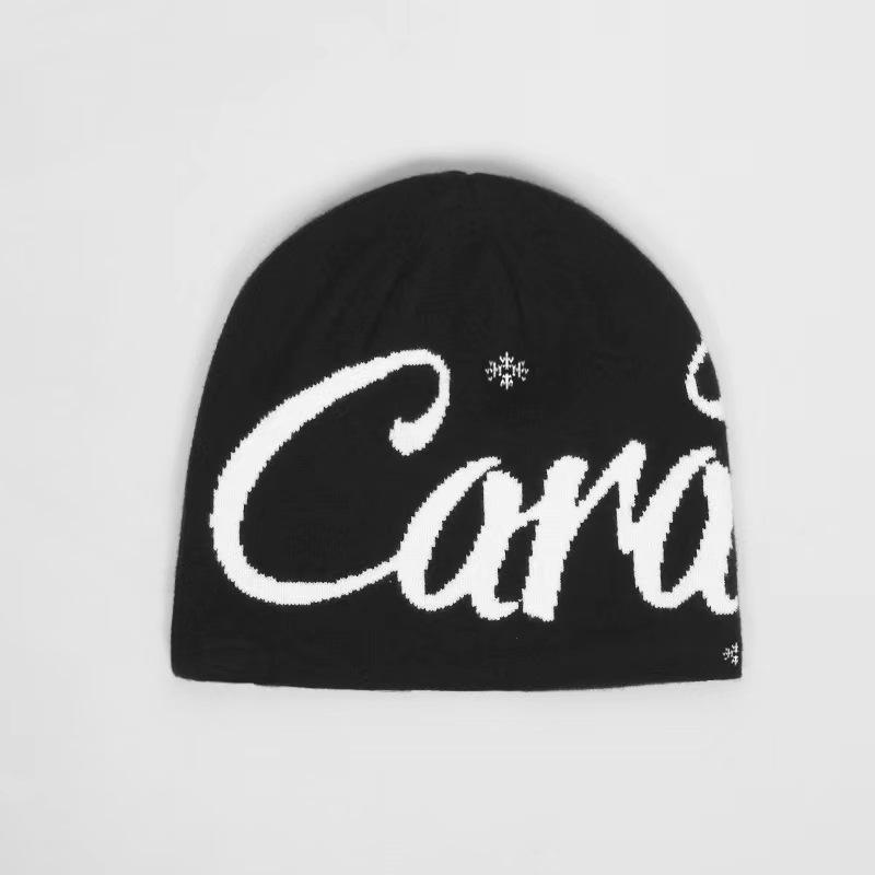 

Korean Fashion: Warm Knit Hat with Letter Design for Men & Women - Autumn/Winter Collection