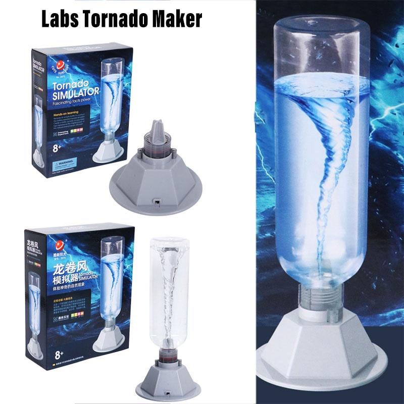 Interactive Educational Toy Set For Kids Enhance Science Skills With Tornado Simulation Experiment