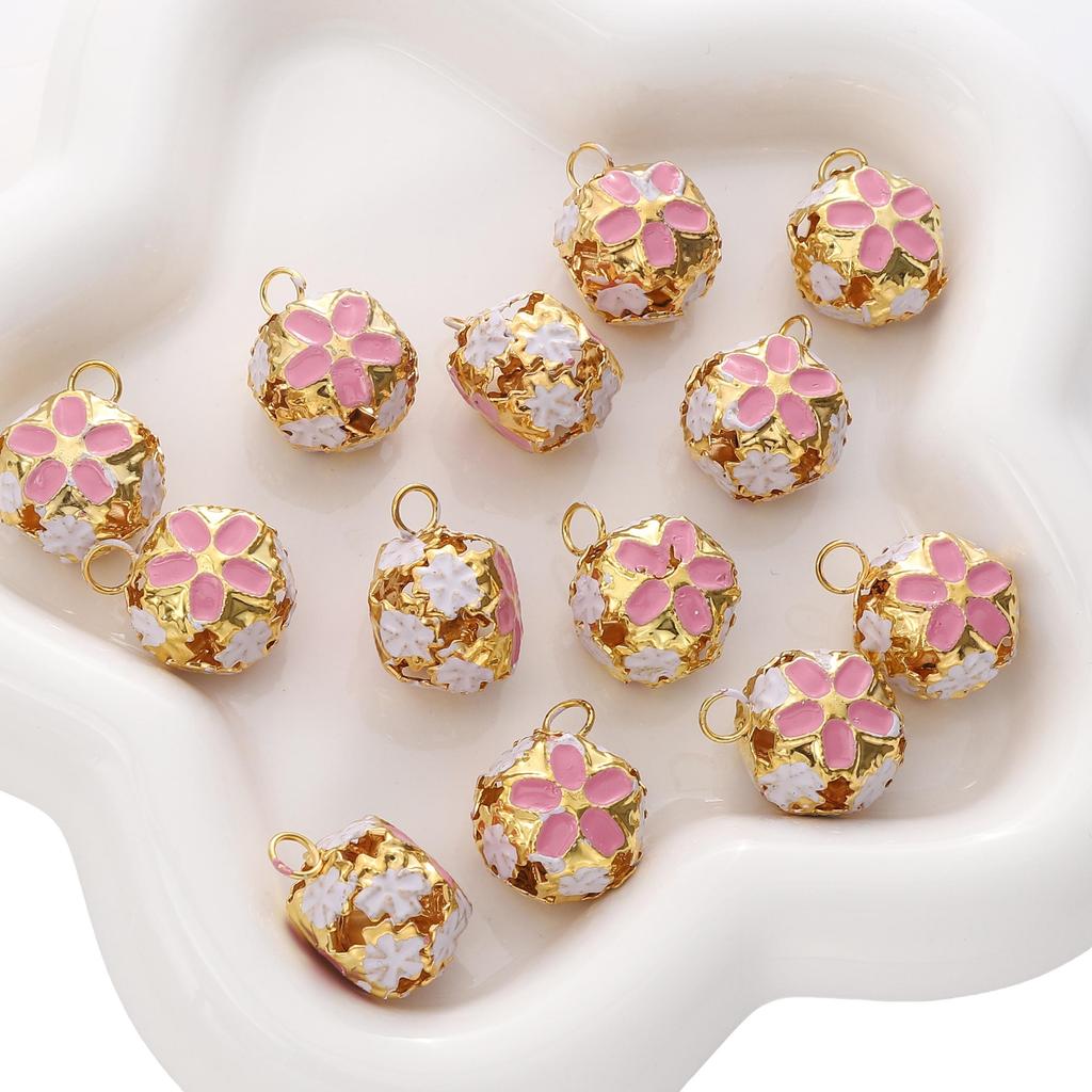 5-50Pcs Iron Colorful Bell For DIY Bracelet Necklace Keychain Accessories