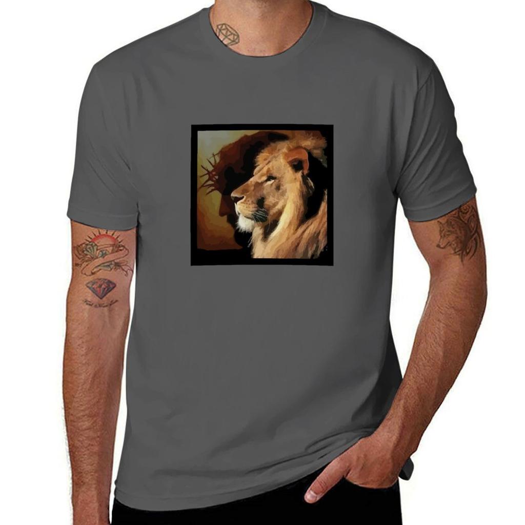Löwe von Juda Kunst T-Shirt Leichtes Lauf-T-Shirt