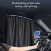 Car Sunshade Track Type Sun Protection Heat Insulation Block Car Rear Side Curtain Car Interior Privacy Shade