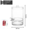 Glass Beverage Dispenser with Spigot