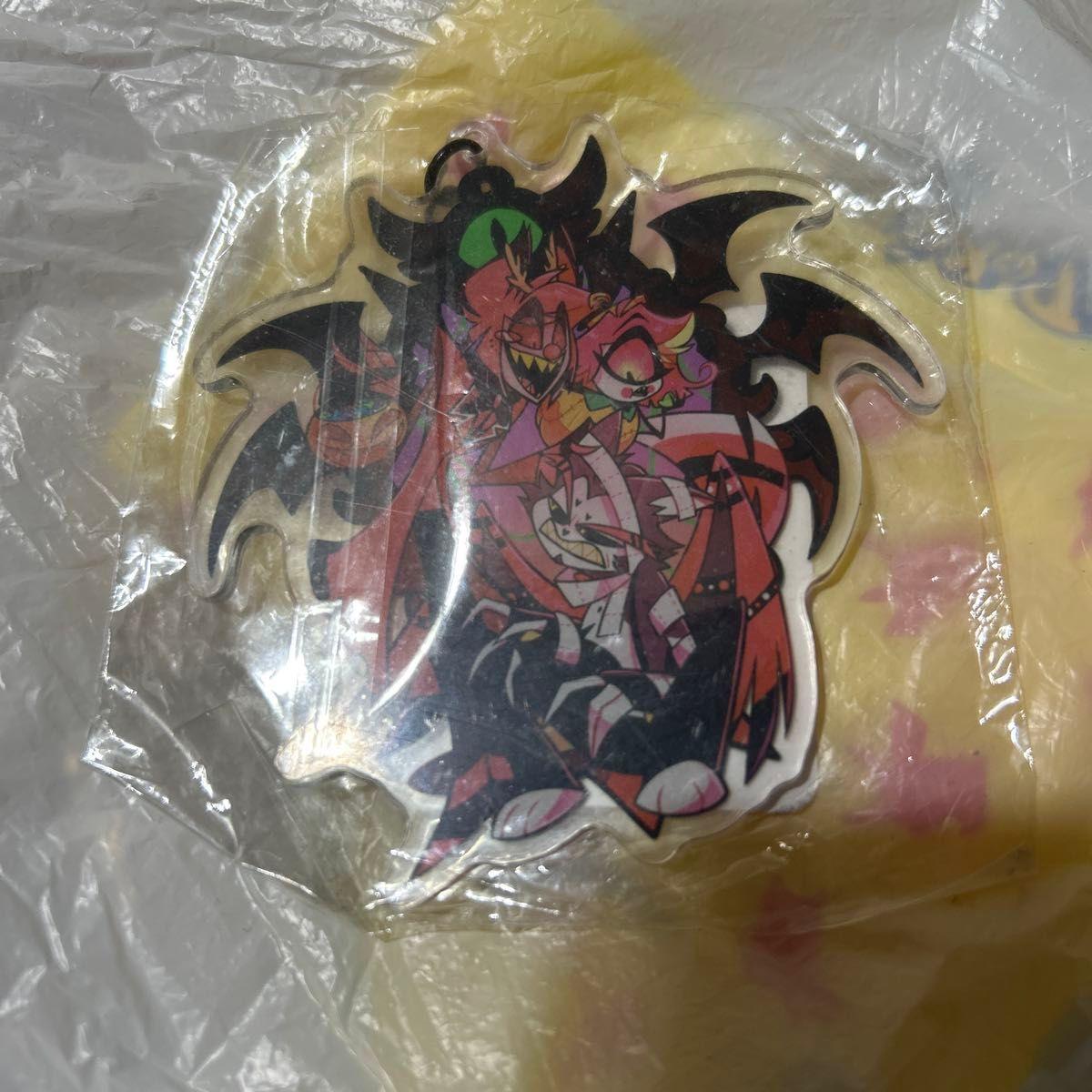 Used Hazbin Hotel Acrylic Key Chain Akki Nifty Alastor Husk Halloween