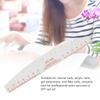50 Pcs 80/80 Grit Nail Files Coarse Nail Filers Manicure Tool Curved Washable Reusable for Acrylic Nails Extension Gel Nails Fake Nails