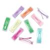 10Pcs Solid Color Hairpins BB Hair Clips Lovely Rectangle Girls Snap Clip Barrettes For Headwear Hair Style Wash Up Makeup Tools