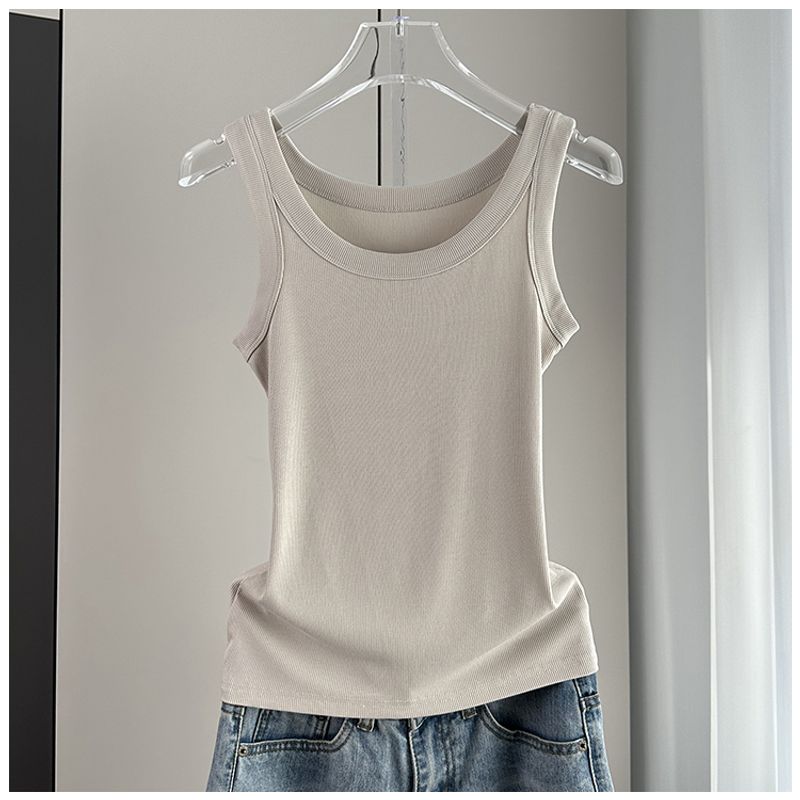 

Japan Cami Women 2025 New Can Be Worn outside Western Style Fashion Sports Cover Supernumerary Breast Sleeveless Base Top Skin color single piece XL