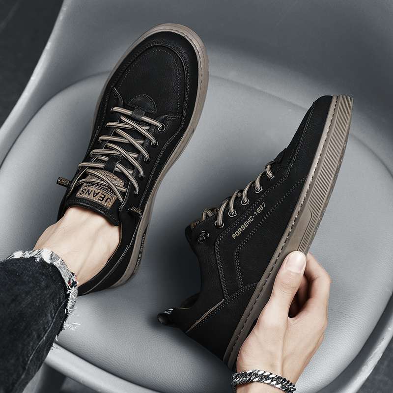 Shoes Men's summer breathable trend board shoes versatile student niche campus style canvas shoes men's sports and leisure shoes