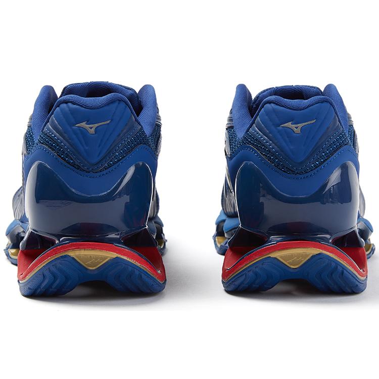 Mizuno Wave Prophecy 12S 'Dark Blue Gold Wine Red' J1GC234906