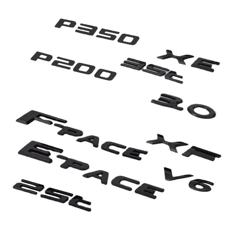 For Jaguar Car stickers F-PACE E-PACE F-TYPE XJL V8 6 5.0 3.0 25t 30t 20t AWD XEL XFL P200 250 300 350 refit Displacement WordSS9