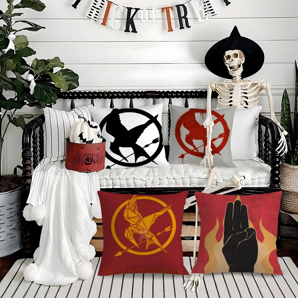 Classic Novel T-The Hunger Game Pillow Case Printing Pillowcase Living Room Sofa Cushion Cover Bedroom Room Decor