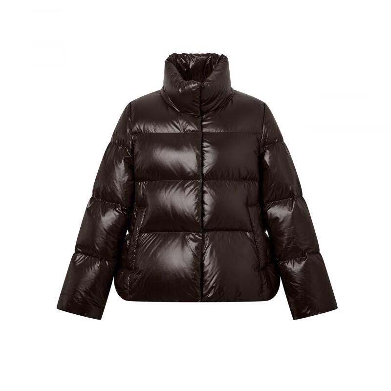HAZZYS Women's Loose Fit Stand Collar Down Puffer Jacket