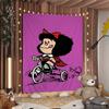 Cartoon MMafalda DIY Wall Tapestry For Living Room Home Dorm Decor Wall Art Decor
