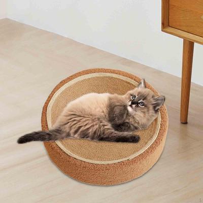 Cats Scratcher Bowl, Scratching Lounge Bed Rest Furniture Protector Mat Sisal Cat